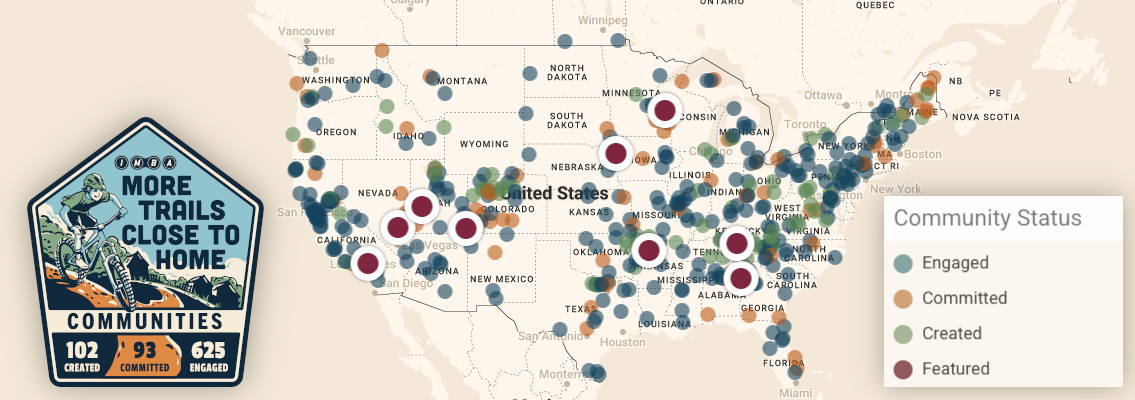 More Trails Close to Home Impact Map