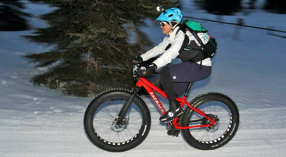 fat bike rider