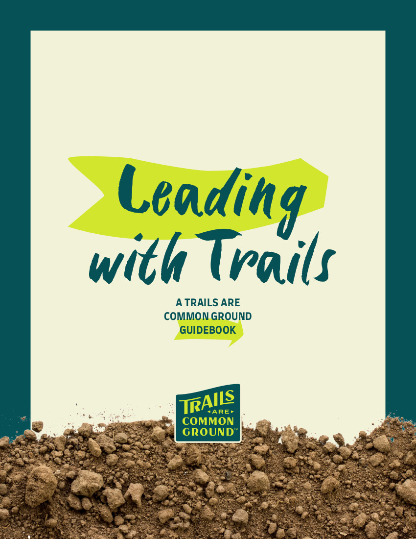 cover of a book entitled Leading With Trails