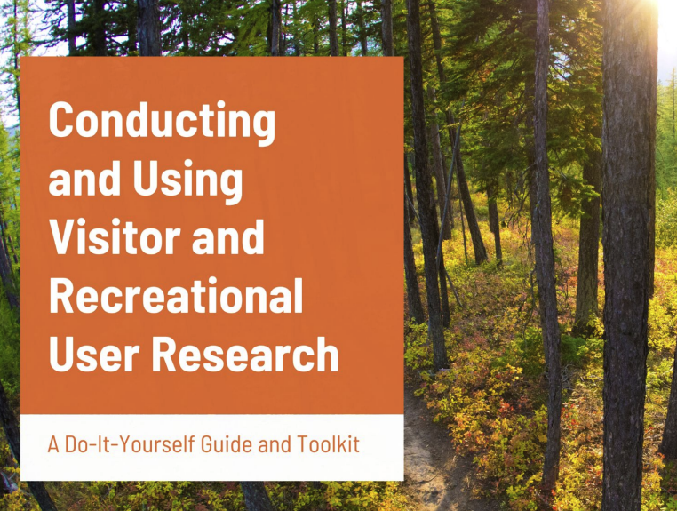 Toolkit cover with the title in an orange box in front of a picture of a sunlit forest. 